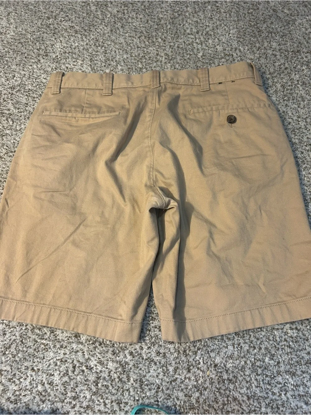 J. Crew Men’s Flat Front Shorts in Khaki